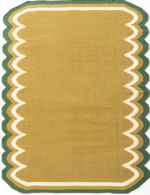 scalloped area rug