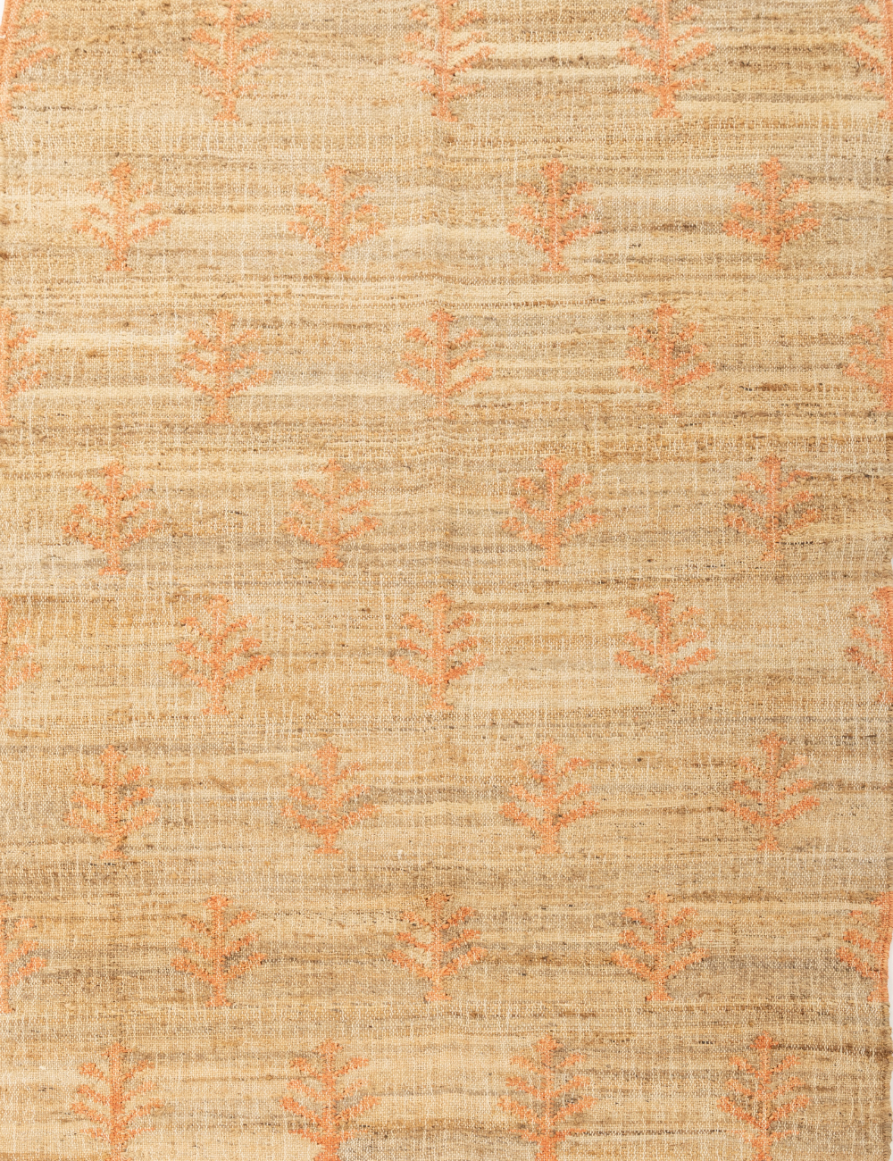 modern orange rug