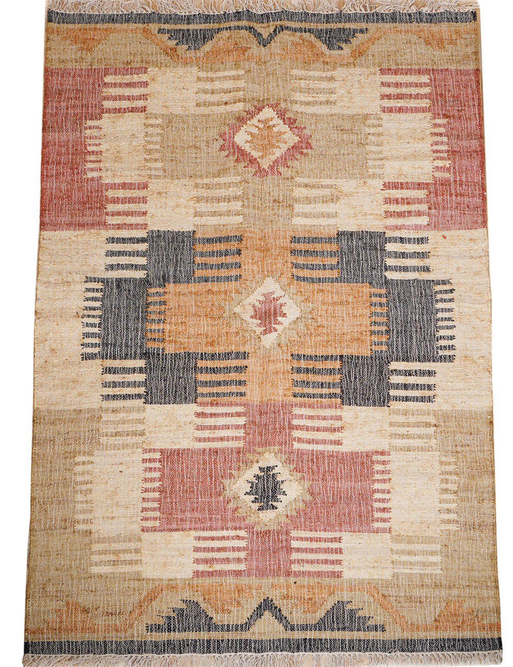 multicolor jute rug