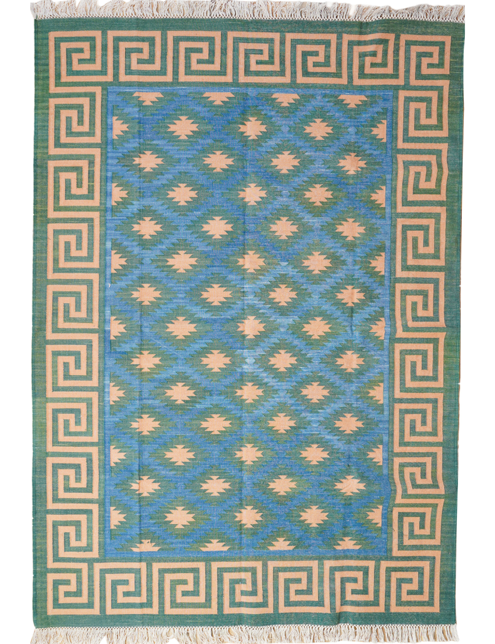 flat weave cotton rug