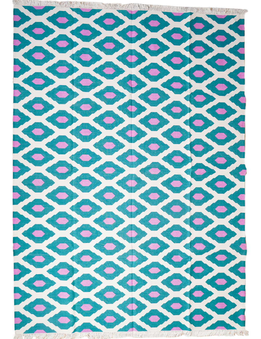 cotton flatweave rug