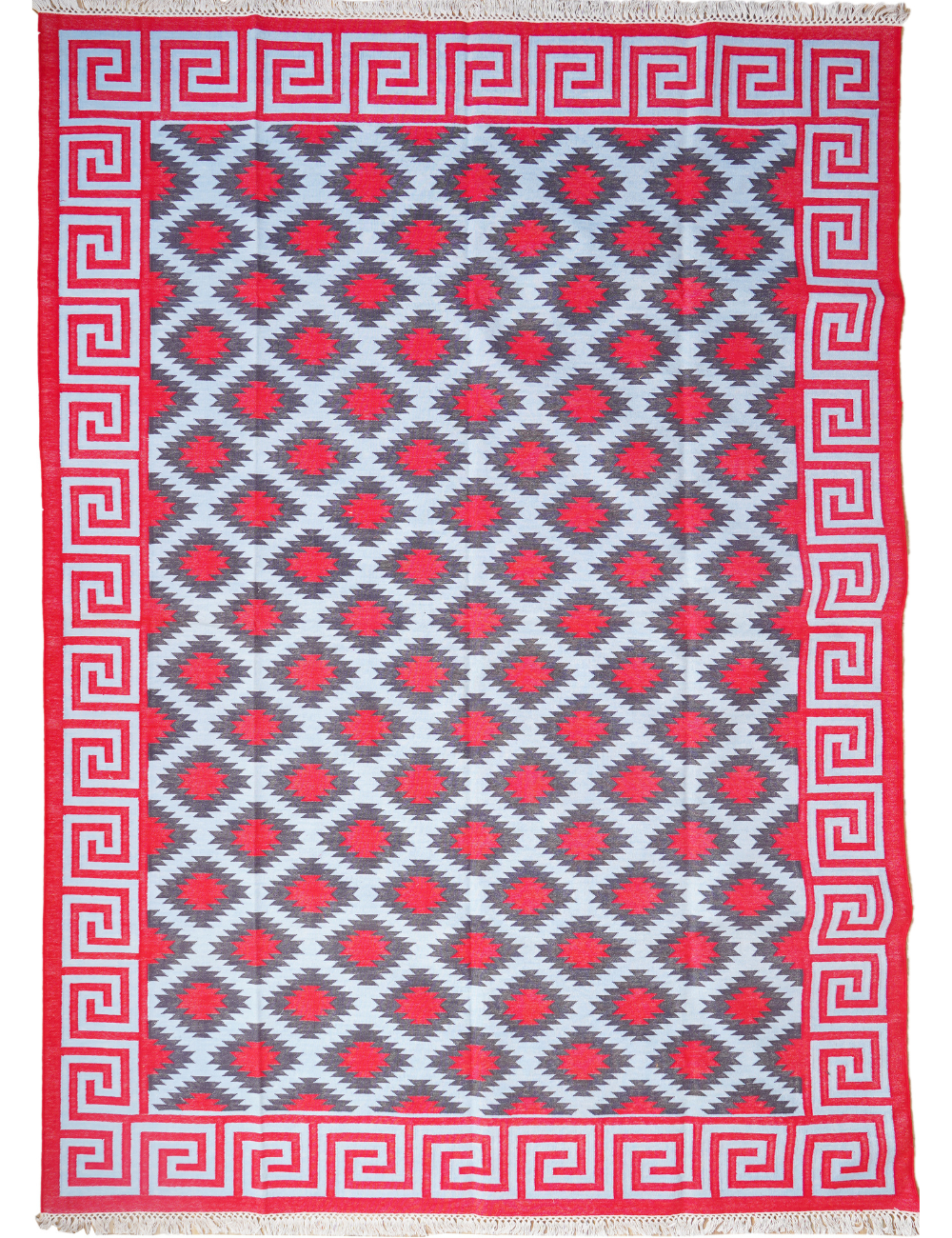 cotton flatweave area rug