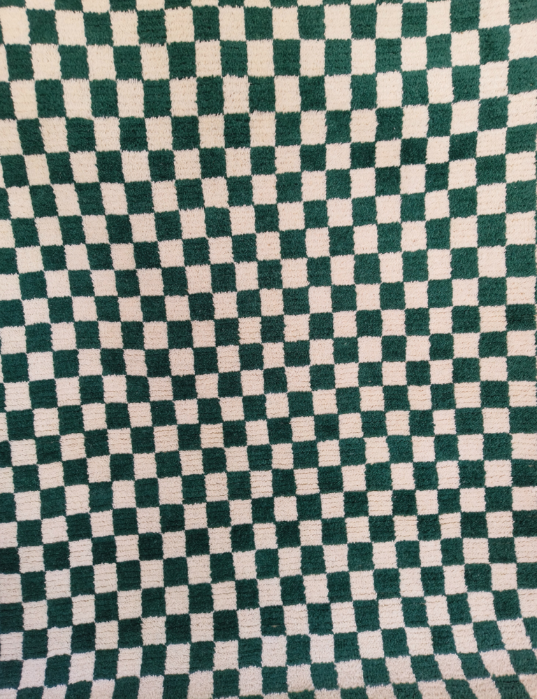 moroccan checkered rug