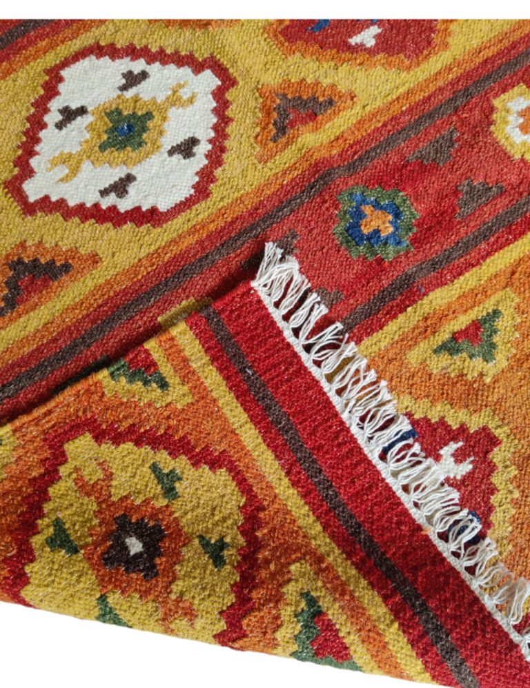 modern flatweave rug