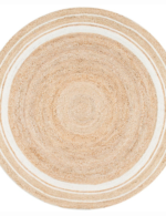 round white jute rug