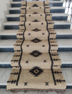 beige runner rug