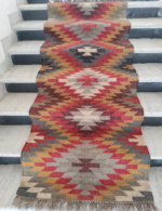 multicolor runner rug