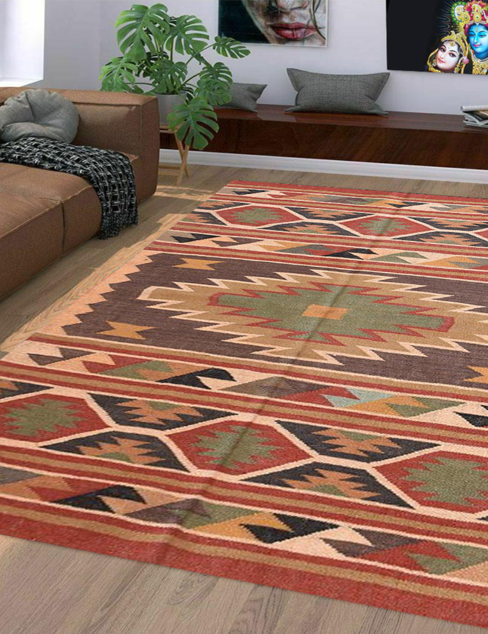 red kitchen rugs