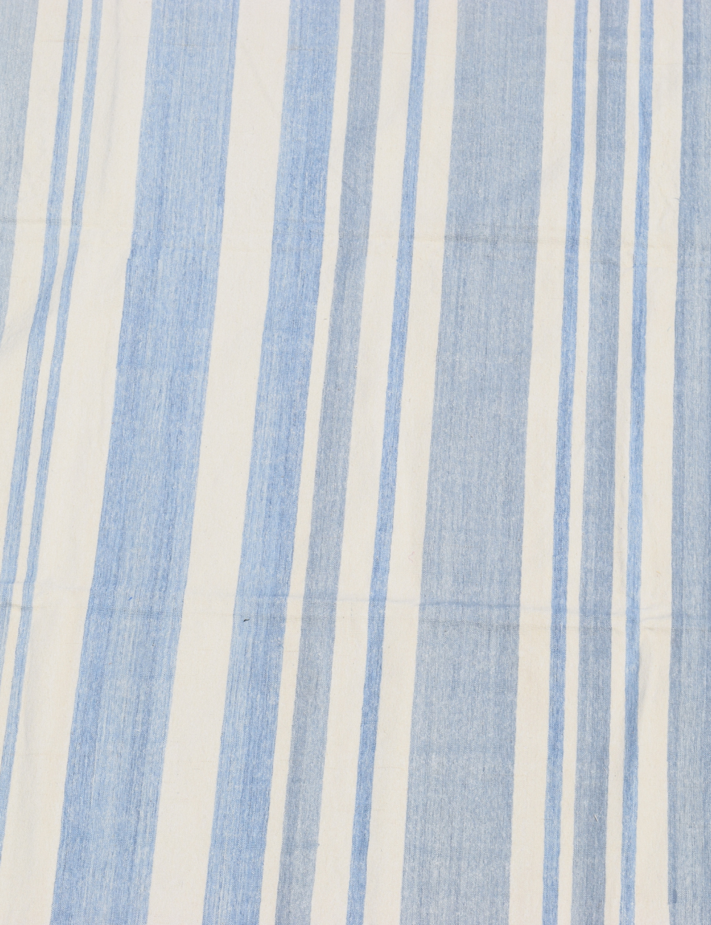 blue striped rug