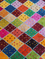 colorful vintage rug