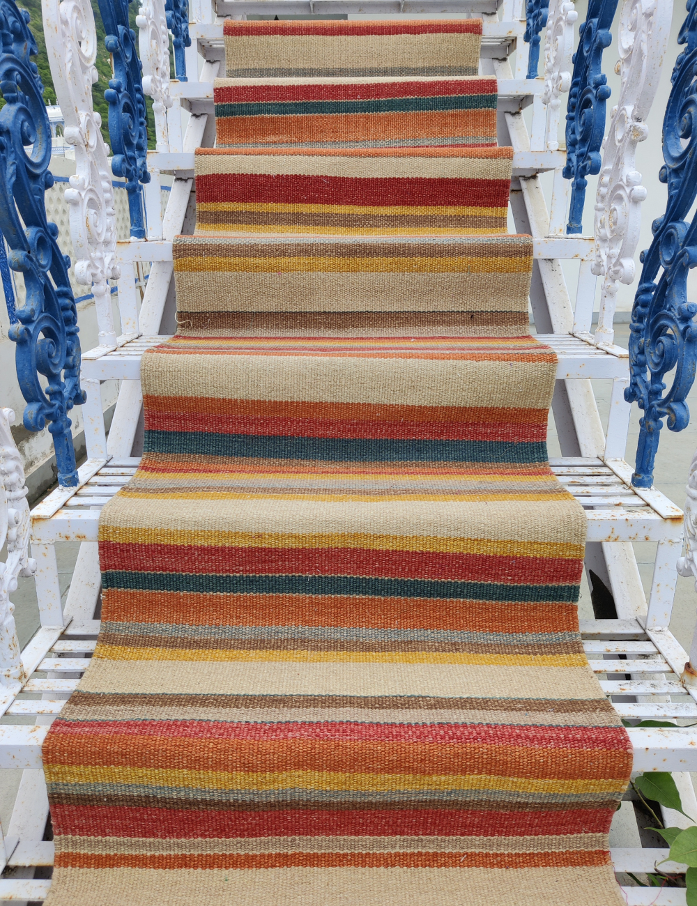 multicolor wool rug